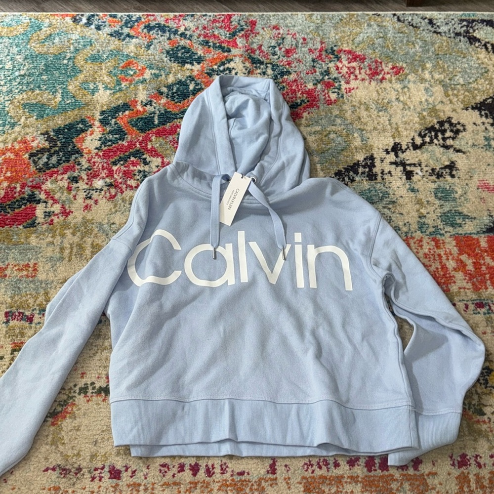 Brand New, with tags Calvin Klein Performance cropped hoodie. Size Medium